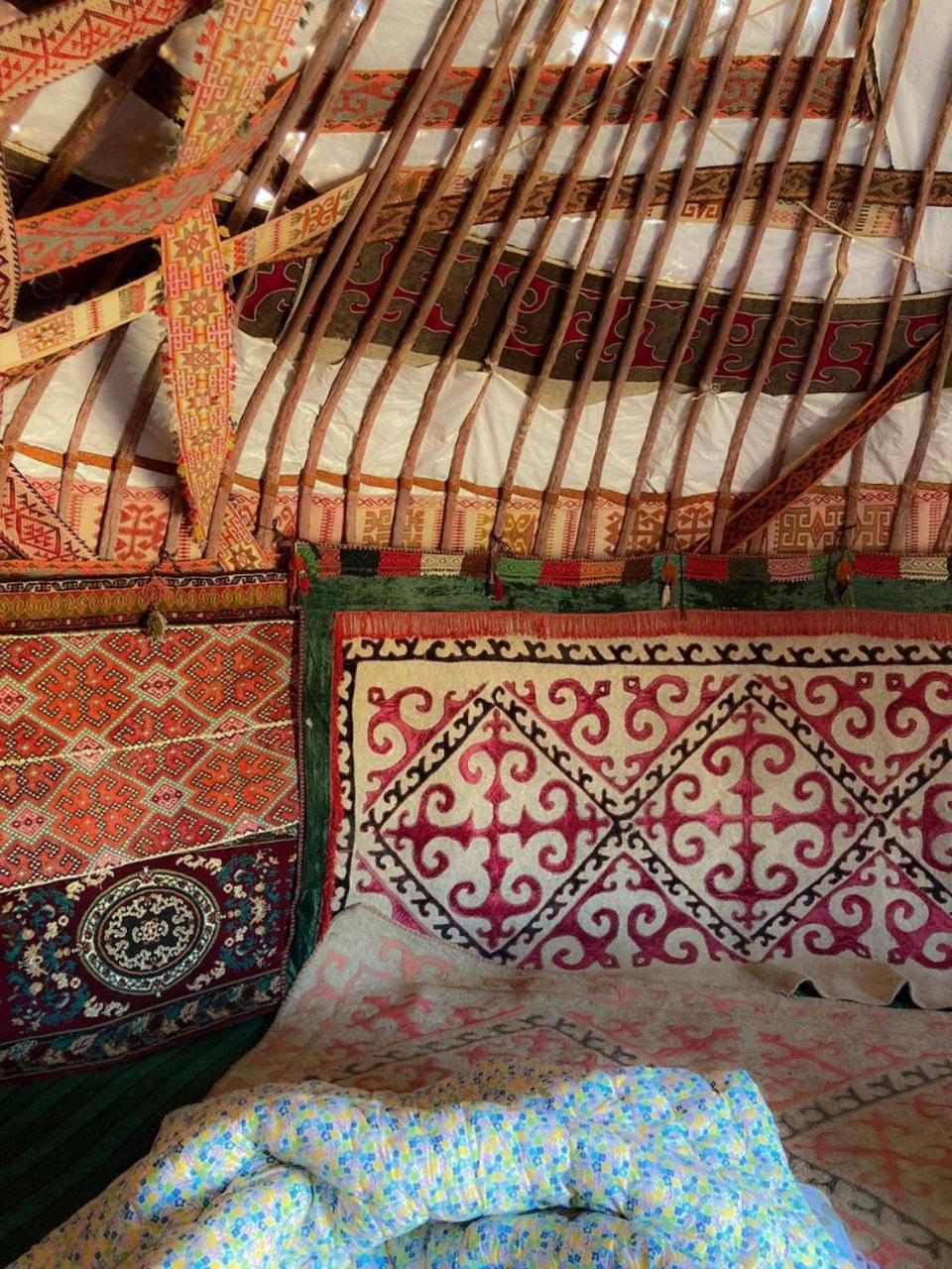 Authentic Uzbek Yurt Camp Eco-Friendly Hotell Nurota Exteriör bild