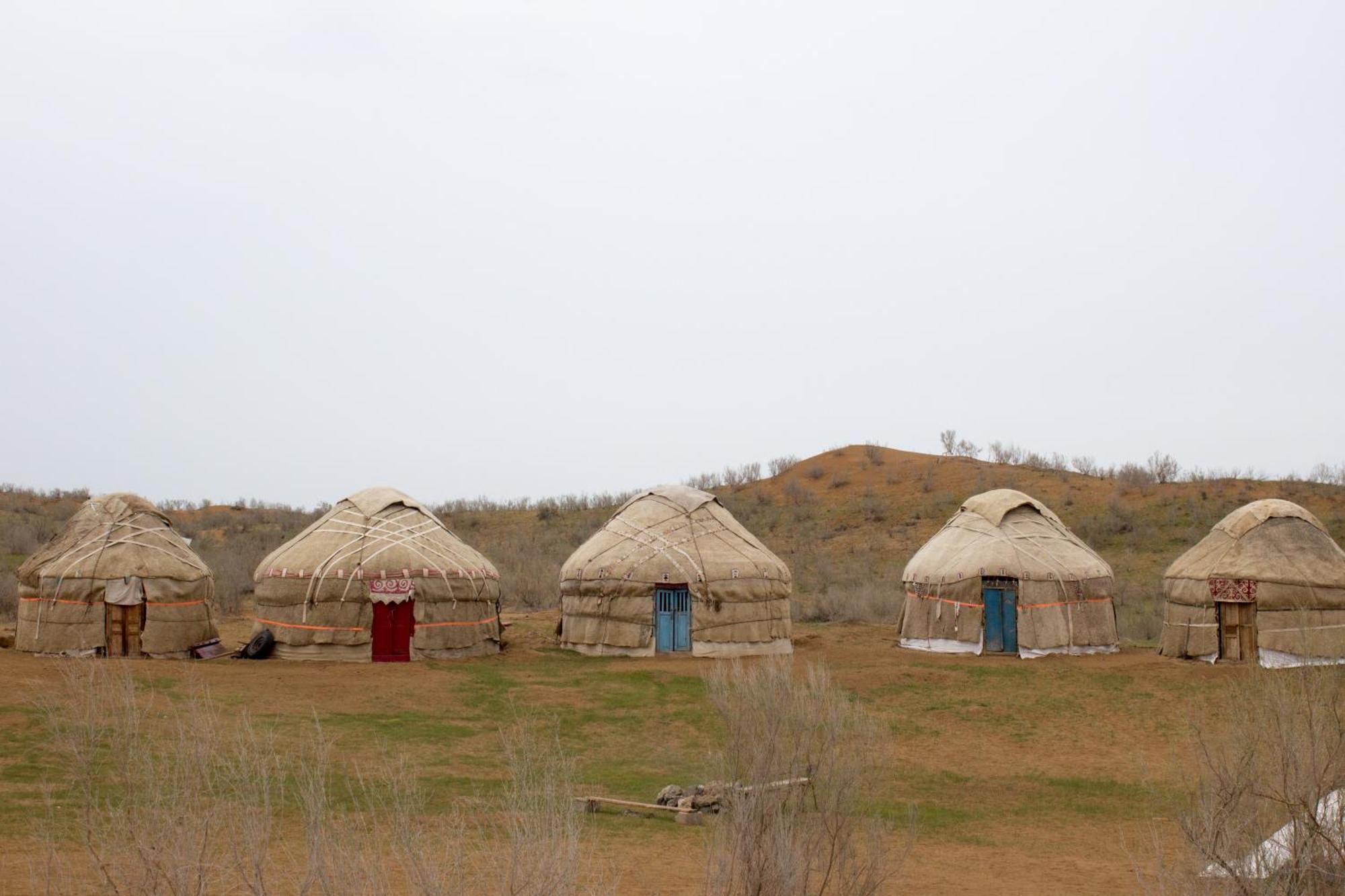 Authentic Uzbek Yurt Camp Eco-Friendly Hotell Nurota Exteriör bild