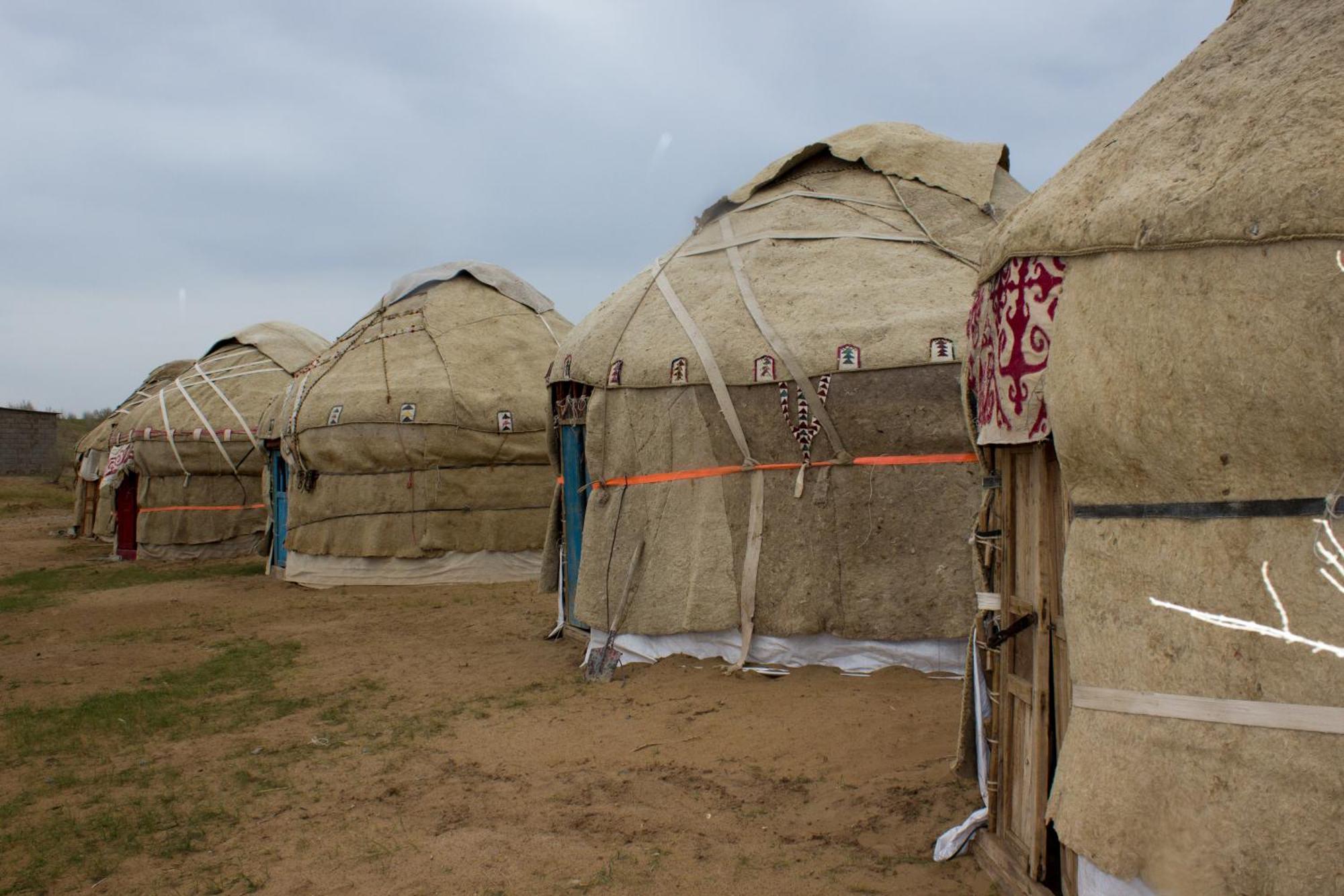 Authentic Uzbek Yurt Camp Eco-Friendly Hotell Nurota Exteriör bild