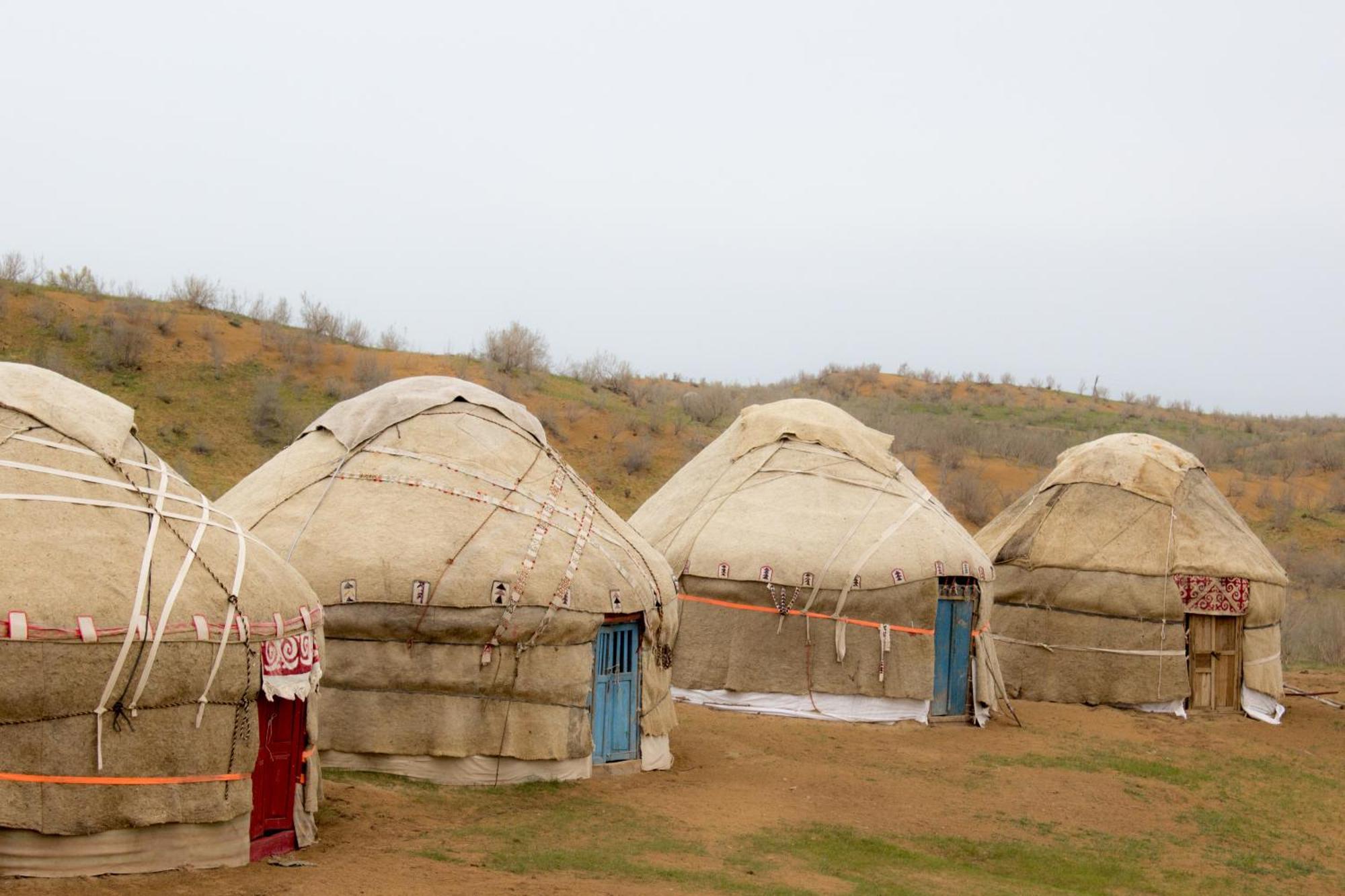 Authentic Uzbek Yurt Camp Eco-Friendly Hotell Nurota Exteriör bild