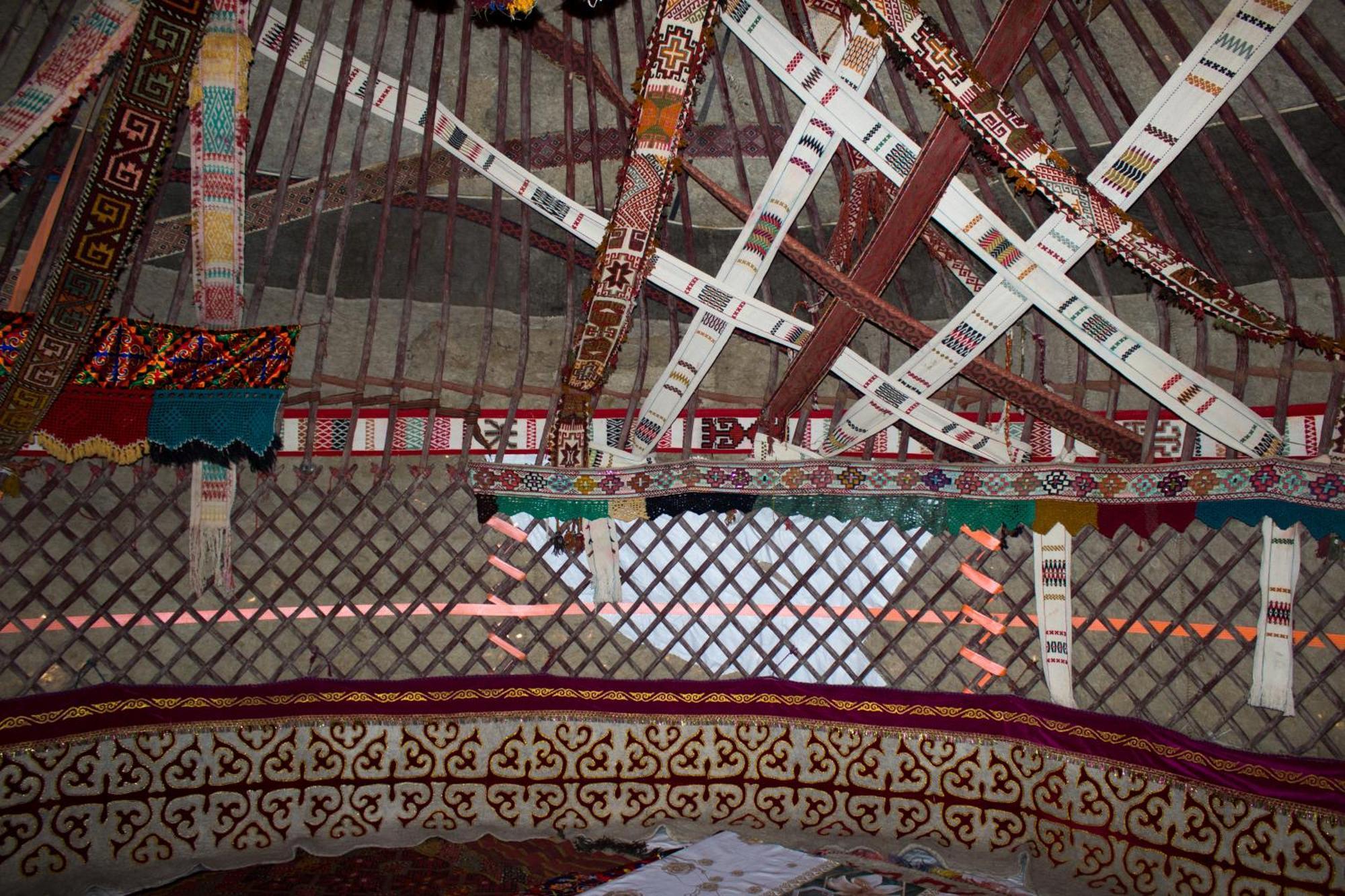 Authentic Uzbek Yurt Camp Eco-Friendly Hotell Nurota Exteriör bild