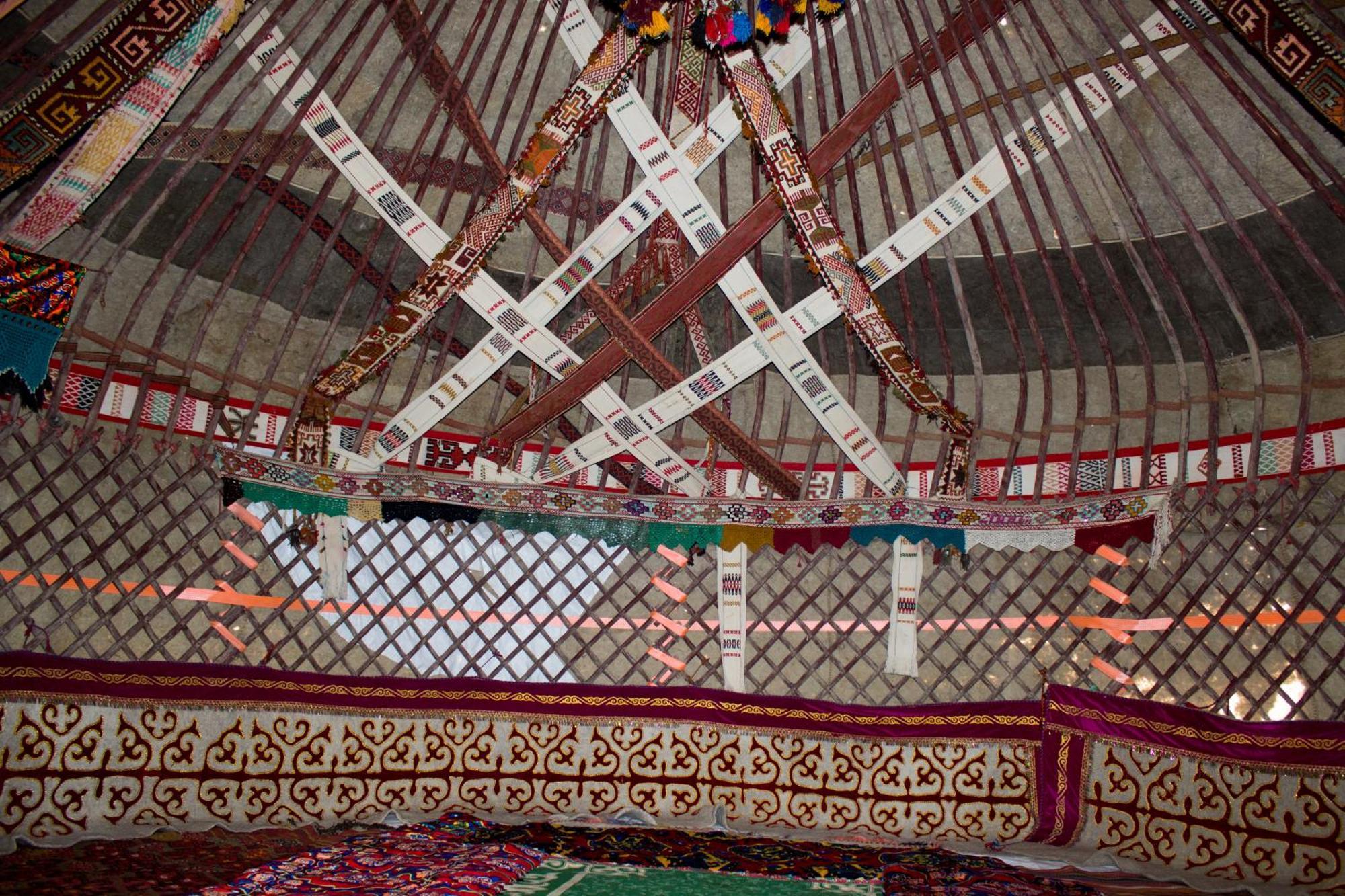 Authentic Uzbek Yurt Camp Eco-Friendly Hotell Nurota Exteriör bild