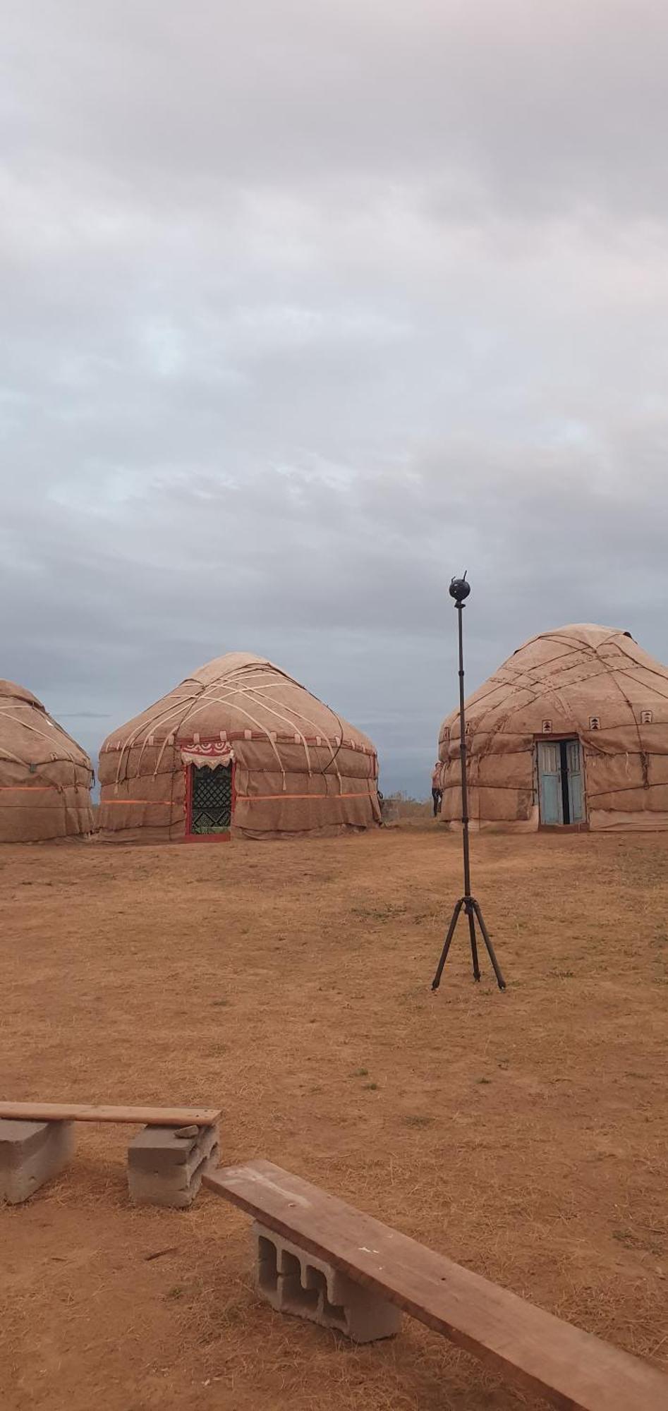 Authentic Uzbek Yurt Camp Eco-Friendly Hotell Nurota Exteriör bild