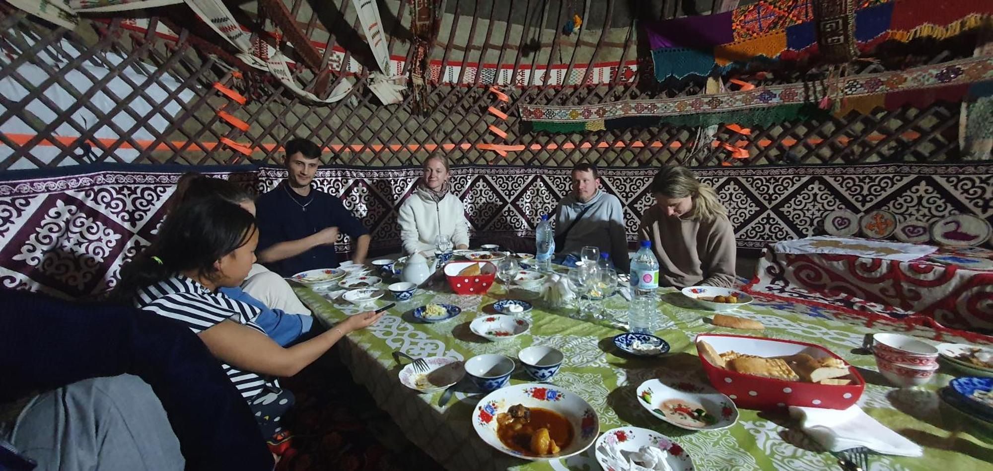 Authentic Uzbek Yurt Camp Eco-Friendly Hotell Nurota Exteriör bild