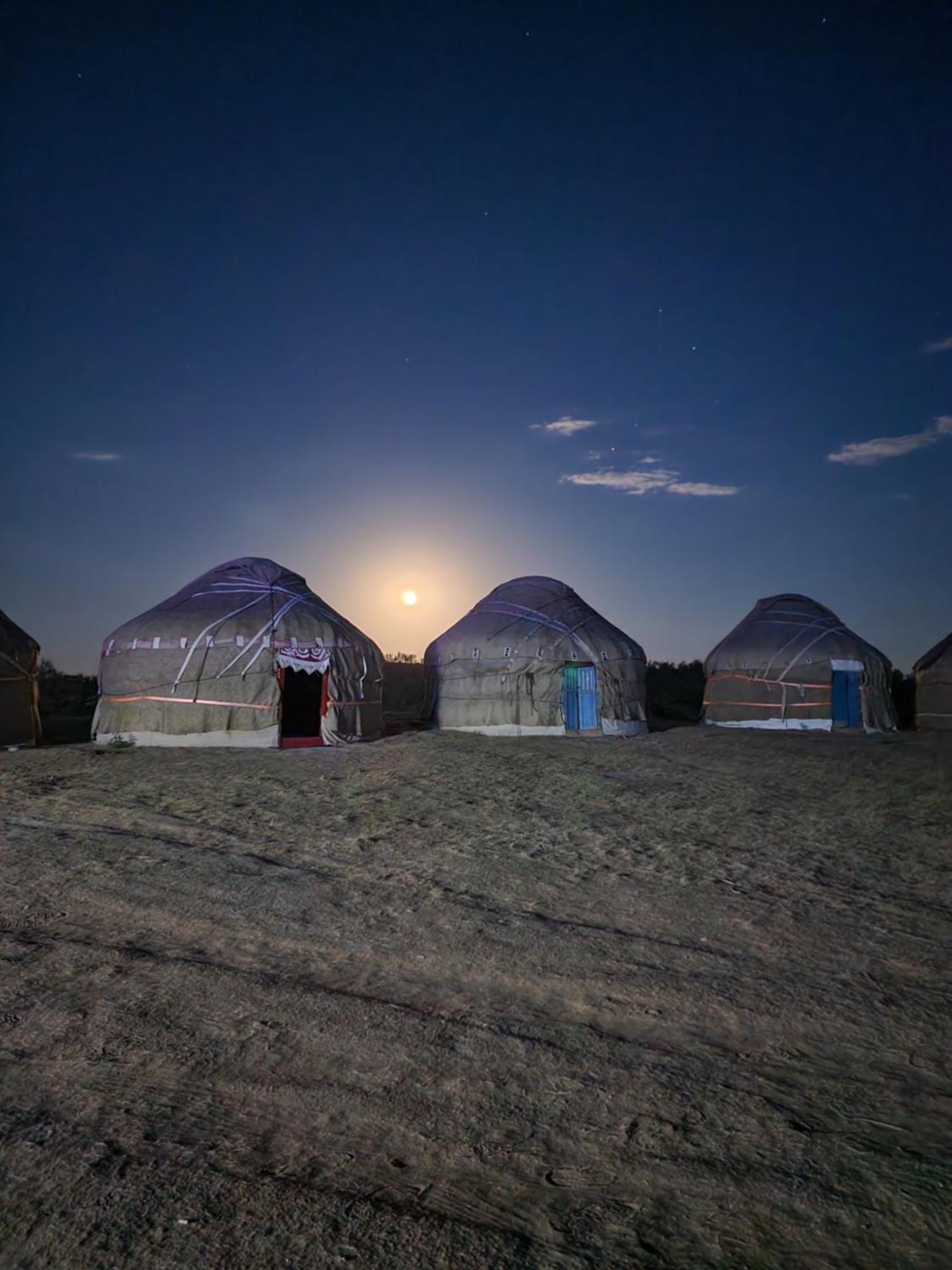 Authentic Uzbek Yurt Camp Eco-Friendly Hotell Nurota Exteriör bild