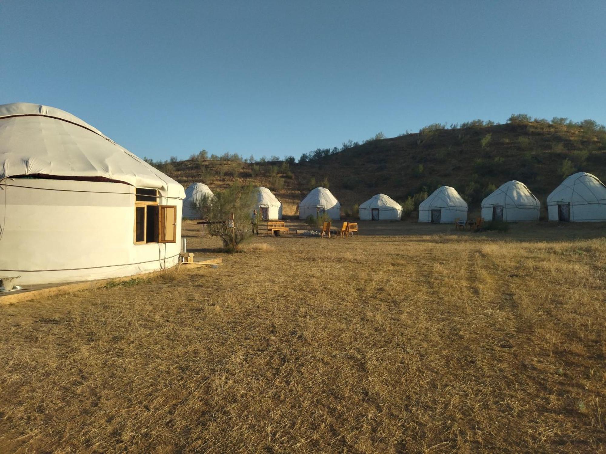 Authentic Uzbek Yurt Camp Eco-Friendly Hotell Nurota Exteriör bild